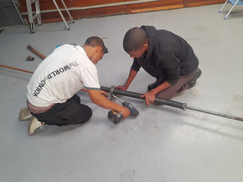Garage door torsion spring replacement in Cape Town